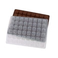 thumbnail image 6 of Yika Clearance Ice Cube Trays 48 Number Holes For Chocolate Cake Jelly Pudding Soap Round Shape, 6 of 7