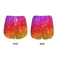 thumbnail image 5 of Fotbe Colorful Glitter Womens High Waist Running Shorts Athletic Workout Quick Dry Shorts for Women with Pockets Gym Yoga Summer Shorts-Medium, 5 of 9