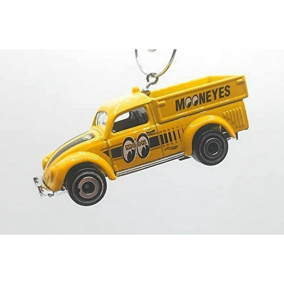 Christmas Ornament for 1943 Volkswagen Beetle Pickup Mooneyes Yellow