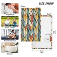 thumbnail image 6 of Yayeee 100% Cotton Hand Towels for Bathroom 16" x 28" Soft Absorbent Kitchen Towel, Yellow Geometric, 6 of 7