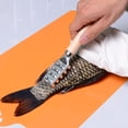 thumbnail image 3 of Miangastore Stainless Steel Fish Scale Remover Creative Fish Scale Scraper for Home Store Kitchen, 3 of 8