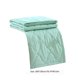 thumbnail image 3 of Edredón de algodón estampado plano lavado transpirable de verano - (200*230), verde menta, 3 of 8