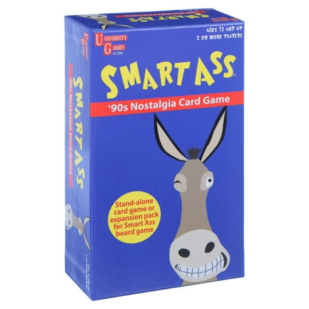 UPC: 0794764013962 | Smart Ass 90S Nostalgia Classic Card Game by University Games