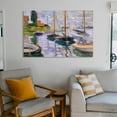 thumbnail image 6 of Sailboats on The Seine Poster by Claude Monet Poster Artworks Canvas Poster Room Aesthetic Wall Art Prints Home Modern Decor Gifts 24x36inch(60x90cm), 6 of 6