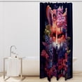 thumbnail image 2 of Floral Animal Waterproof Printed Bathroom Shower Curtain Sets with Hooks - Stylish Bathroom Decoration, 2 of 6