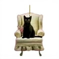 thumbnail image 1 of Funny Cat Airplane Car Hanging Ornament for Rear View Cute Novelty Vehicle Interior Accessory, 1 of 4