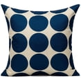 thumbnail image 5 of Fundas decorativas cuadradas para cojines de lona para exteriores, 18 x 18 para sofá cama,Conjunto de 4 Azul Xemadio CJWUS-4400, 5 of 5