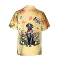 thumbnail image 2 of Great Dane Celebrates Spring and Enjoys a Happy Easter Hawaiian Shirt Breathable Summer Unisex Merch Danes Dog Lover Gifts - 02001, 2 of 6