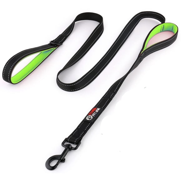 Correa para perros Primal Pet Gear de 1,8 m de largo con doble asa reflectante
