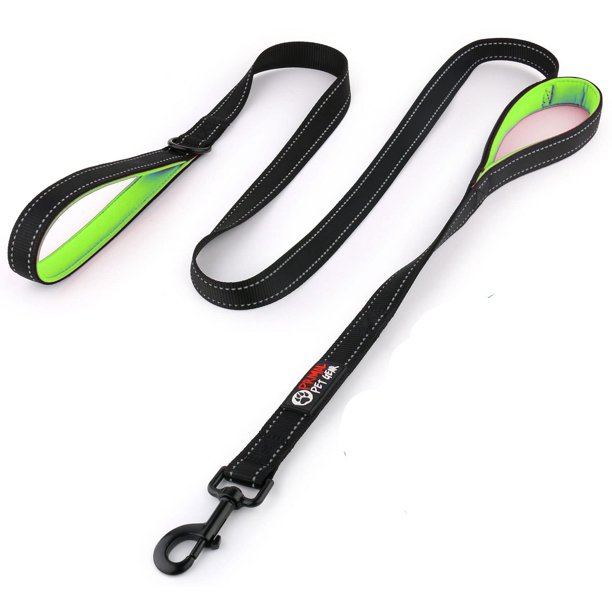 Correa para perros Primal Pet Gear de 1,8 m de largo con doble asa reflectante