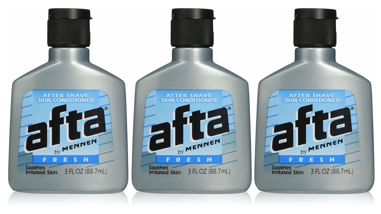 Afta Fresh After Shave Skin Conditioner by Mennen, Fresh 3 oz, 3 Pack