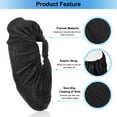 thumbnail image 4 of Uxcell Shoe Covers, 1 Pair Reusable Thicker Shoe Protector Covers for Home Indoor, Black, 4 of 6