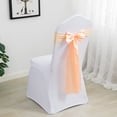 thumbnail image 3 of 10Pcs Satin Chair Sashes Ties - Wedding Banquet Party Event Decoration Chair Bows-Champagne, 3 of 5