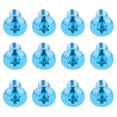 thumbnail image 2 of 1 Box/12PCS Titanium Steel Brake Pad Screws Brake Fixing Screws Durable Screws for Mountain Bike (Blue), 2 of 7