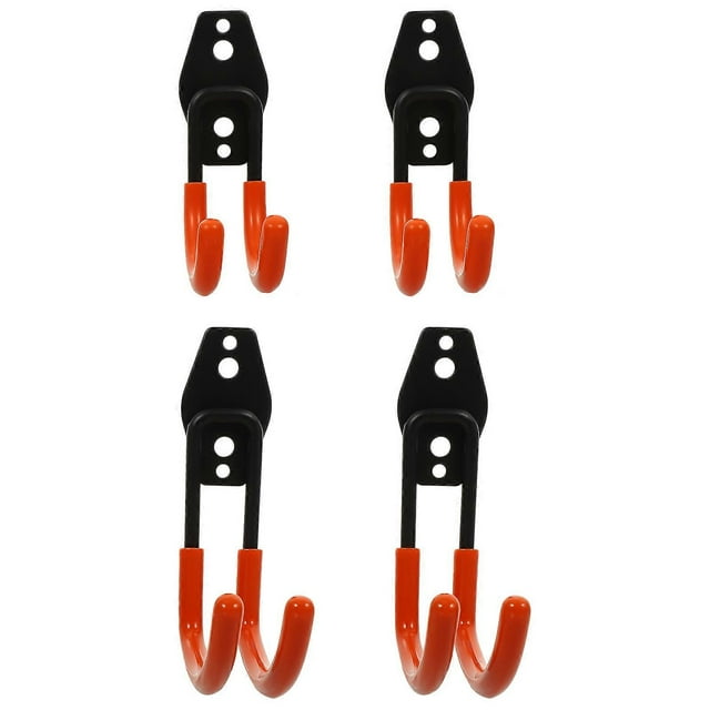 4pcs Heavy Duty Garage Hooks, Wall Mounted Tool Storage Organizers for Bikes, Tools, and More – Efficient Garage Organization