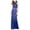 Blue - brightblue, variant on Sequin Hearts Womens 2 Piece Lace Halter Gown Dress, Blue, Juniors, 0