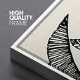 thumbnail image 4 of PixonSign Framed Canvas Print Wall Art Set Duotone Jungle Palm Plant Banana Leaf Collage Abstract Shapes Illustrations Modern Art Boho Decorative for Living Room, Bedroom, Office - 16"x24"x3 WHITE, 4 of 5
