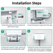 Wall Mounting Bracket for StarLink G3 V4: Secure Your Router with Ease!