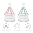thumbnail image 3 of Visland Mini Mesh Shower Dry Basket, Hanging Drying Net, Bath Organizer Storage for Makeup Brush, Beauty Sponge Blender, Windproof Airing Drip Dryer Rack for Bathroom, Laundry, 3 of 6