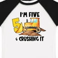 thumbnail image 4 of Inktastic I'm 5 and Crushing It Construction 5th Birthday Boys or Girls Toddler T-Shirt, 4 of 5