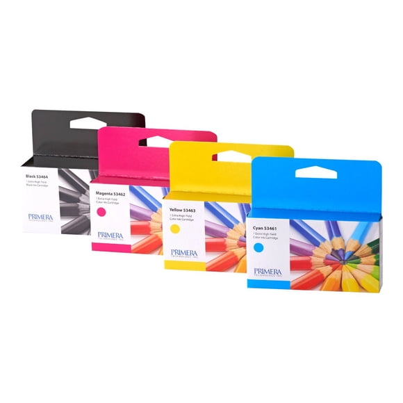 Primera - 4-pack - High Yield - black, yellow, cyan, magenta - compatible - ink cartridge - for Primera LX1000, LX1000e, LX2000