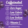 thumbnail image 4 of Crystal Light Drink Mix with Caffeine, 10 Packets, for Convenient On-the-Go Flavorful Hydration, Grape Natural Flavor With Other Natural Flavors, Zero Sugar, 1.1 oz, 4 of 17