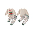 thumbnail image 2 of Cjfdfy Toddler Baby Boys Girl Christmas Outfits It's A Beaut Clark Long Sleeve Sweatshirt Christmas Lights Pants Little Baby Cute My First Christmas Holiday Fall Winter Outfit 6M-4Y  ﻿, 2 of 9