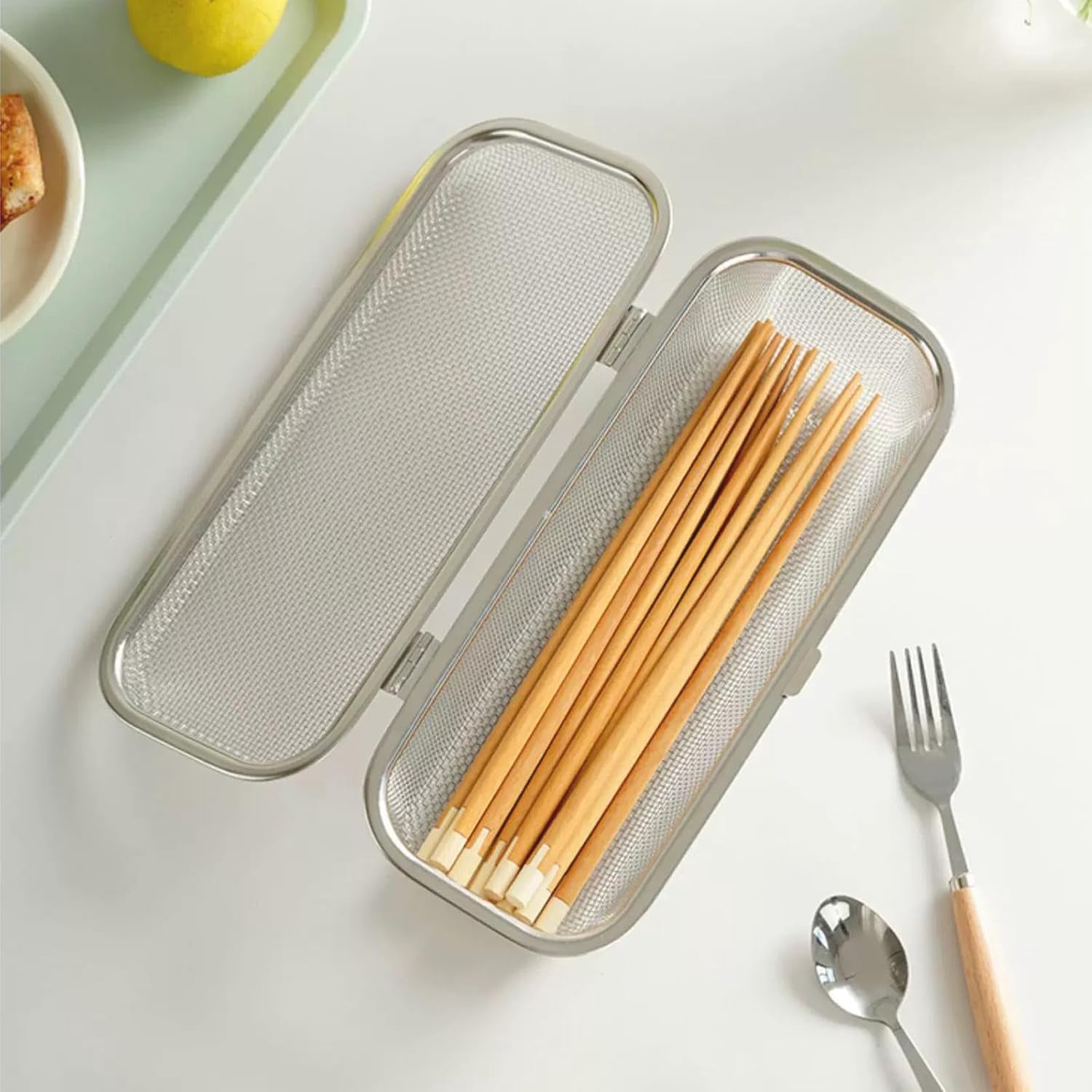 ABPETE Dishwasher Basket for Small Items, Stainless Steel Chopstick Holder for Dishwasher, Dishwasher Silverware Basket