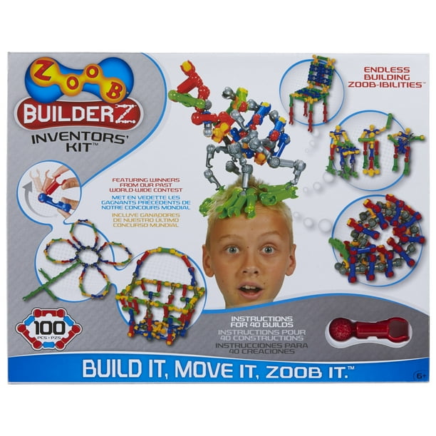 ZOOB BuilderZ Inventor's Kit Toy Activity Set - Walmart.com - Walmart.com