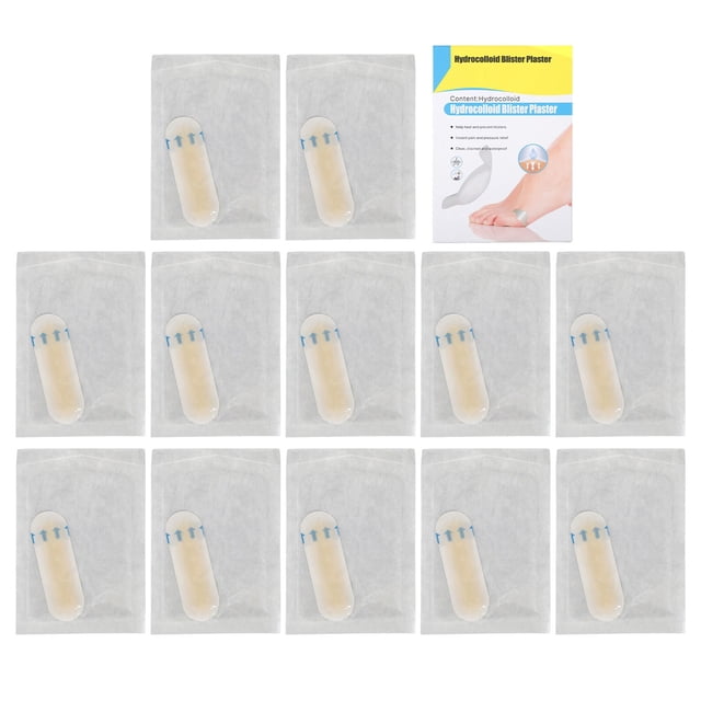 Blister Bandages,12Pcs Heel Sticker Multifunctional Gel Bandagefor Heels Heel Blister Recovery Revolutionary Design