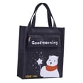 thumbnail image 4 of Bolsa de mano para niños, bolsa de compras, asa superior, bolsillo lateral de malla, bolsa de mano para actividades infantiles Oso lindo, 4 of 9