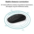 thumbnail image 4 of 2.4G Maus Schnurlos Ratón inalámbrico para juegos Computadora USB Silencioso y silencioso Ratón de ahorro de energía Für PC / Tablet / Laptop y Windows / Mac / Linux Adepaton 2033284-3, 4 of 9