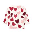 thumbnail image 4 of COM1950s Chemise de la Saint-Valentin pour Garçons, Chemise de la Saint-Valentin pour Garçons et Filles, Imprimé Saint-Valentin pour Garçons et Adultes, Manches Trois-Quarts, Col Rond, Chandail de Base, Chemise de la Saint-Valentin, 4 of 9