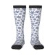 thumbnail image 1 of Balery Dark Blue Snowflakes Calcetines novedosos Calcetines deportivos Calcetines hasta la rodilla Calcetines de algodón Calcetines originales y geniales, 1 of 6