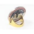 thumbnail image 4 of Military Challenge Coin Display Stand - Solid Metal with Anodized Finish - US Vet. Business (Gold), 4 of 5