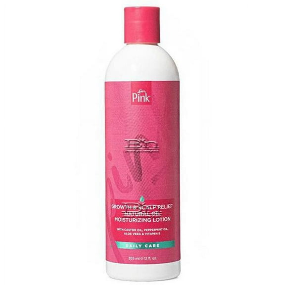 Luster PINK - GROWTH & SCALP RELIEF MOISTURIZING LOTION 12 Oz. * BEAUTY TALK LA *
