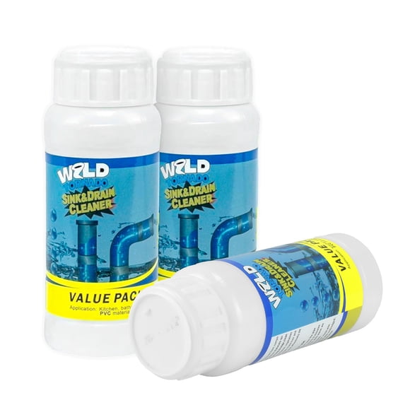 Limpiador de desagües WYH Wild Tornado 3 piezas para fregadero y sanitario