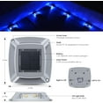 thumbnail image 5 of Claoner Solar Driveway Lights Outdoor Deck Lights Waterproof Driveway Markers Step Lights for Sidewalk Stair, Blue, 8 Pack, 5 of 9