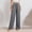 Gray, variant on GZWYHT Women's Linen Blend Drawstring,Yoga Pants With Pockets Stretch Summer Casual Wide Leg Pant High Waist Drawstring Elastic Waist Baggy Lounge Pants Solid Color,Blue L