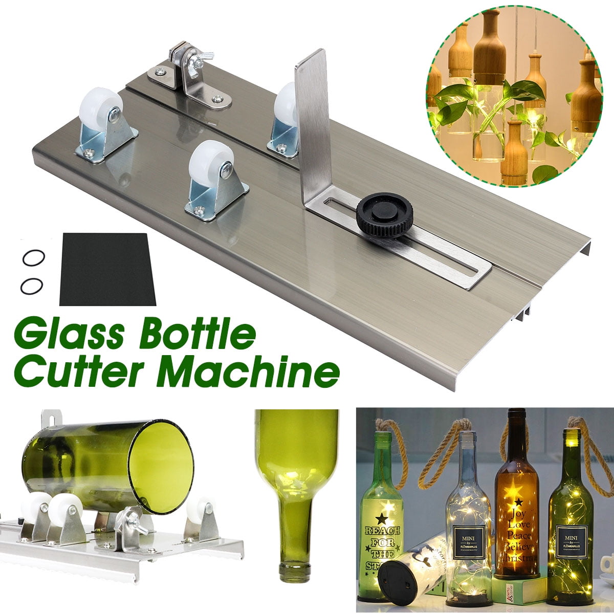 Beer Glass Wine Bottle Cutter Cutting Machine Jar DIY Kit Craft Recycle Tool NEW 