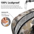 thumbnail image 5 of Insulated Lunch Bag for Women, Floral Print Oxford Fabric Lunch Box, Leakproof Thermal Cooler Tote for Work, School & Picnic, Camo, Camouflage Print, 5 of 5