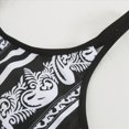 thumbnail image 4 of KPOPLK Women's Plus Size Tankini Swimsuits Two Piece Bathing Suit Flowy Swimwear with Shorts Size S,Black, 4 of 8
