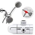 thumbnail image 4 of 3 Way Shower Diverter Valve 1/2” with Hand Shower Cradle for Bathroom Hand Shower Hardware Accessory, 1 Pack, 4 of 6