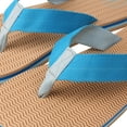 thumbnail image 3 of Women's Lightweight Open Toe Flip Flop Comfortable Foam Thong Sandals (Aqua), 3 of 5