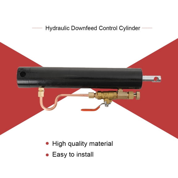 NICCOO Metal Bandsaw Hydraulic Downfeed Control Cylinder Replacement 0.3-30MPa