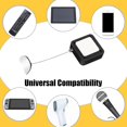thumbnail image 3 of 12Pcs Retractable Security Cable Lock with Double Sided Adhesive Anti Lost Rope Security Lanyard Lock for TV Showroom, 3 of 6