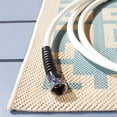 thumbnail image 3 of SAFAVIEH Courtyard Thurstan Geometric Indoor/Outdoor Area Rug, 5'3" x 7'7", Aqua/Beige, 3 of 9