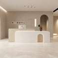 thumbnail image 2 of Luxury Executive Reception Desks Study Beauty Register Cash Front Reception Desks Lectern Silla De Escritorio Salon Furniture My Lux Decor Round, 2 of 6