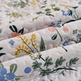 thumbnail image 6 of 3-Piece California King Size Quilt Set - Floral Garden Style Bedspread Coverlet with 2 Pillow Shams, Microfiber, 6 of 6