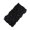 Black, variant on YongCo 10Yards S Shape Waved Polyester Ribbon 25mm Sewing Trim For Clothing, Curtain, Bag & Embellishment